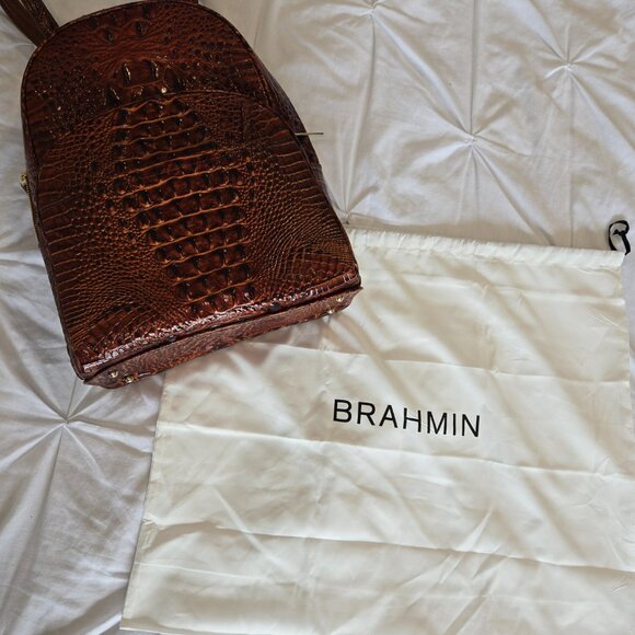 BRAHMIN - Dartmouth Backpack - Pecan Melbourne - Picture 2 of 8
